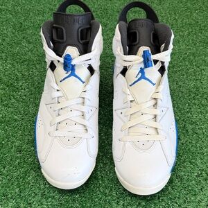 Air Jordan 6 Retro Sport Blue. Men’s size 9.5 with Original Box. 2014 Release